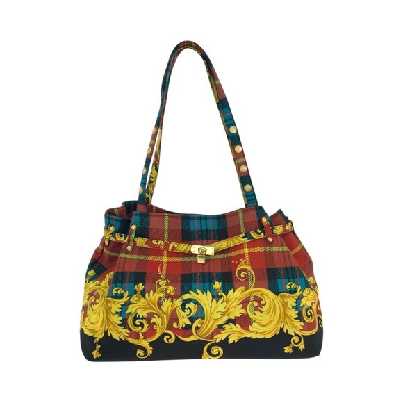VERSACE Vintage Black Shoulder Bag - Picture 1 of 10
